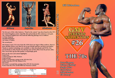 GMV Legends Collection # 26 - The 1970s DVD Cover