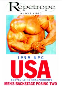 1999 NPC USA: Men's Backstage Posing 2