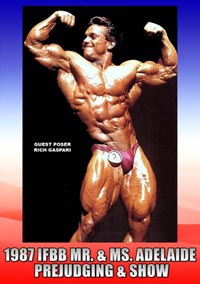 1987 IFBB Adelaide Championships - Rich Gaspari Guest Poser