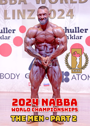 2024 NABBA World Championships: The Men - Part 2 DVD Cover