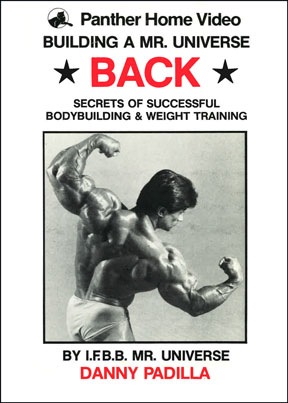 Danny Padilla - Building Mr Universe - Back DVD Cover