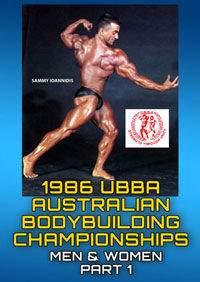 1986 UBBA Australian Bodybuilding Championships Part 1 [PCB-337ADVD]