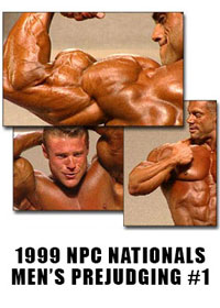 1999 NPC Nationals: Men's Prejudging Tape #1: Bantam to Middleweight