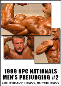 1999 NPC Nationals: Men\'s Prejudging Tape # 2: Light Heavy to Super Heavy [PCB-1009DVD]