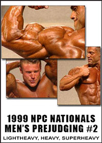 1999 NPC Nationals: Men's Prejudging Tape # 2: Light Heavy to Super Heavy