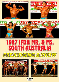1987 IFBB Mr and Ms SA: Judging and Show [PCB-059DVD]