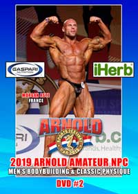 2019 Arnold Amateur NPC Bodybuilding & Classic Men\'s DVD #2 [PCB-1022DVD]