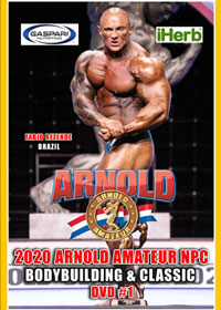2020 Arnold Amateur NPC Men’s DVD 1: Bodybuilding and Classic Physique [PCB-1047DVD]