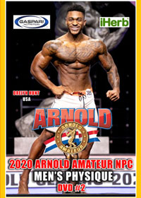 2020 Arnold Amateur NPC Men's DVD 2: Men's Physique and ISHOF Awards