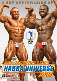 2008 NABBA UNIVERSE: MEN - PREJUDGING & SHOW 2 DVD SET