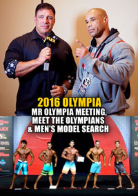 2016 Mr Olympia Meeting, Meet the Olympians & Men's Model Search