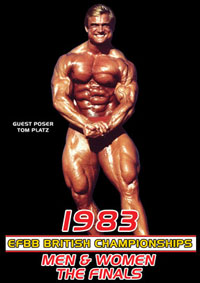 1983 EFBB British Championships: Tom Platz - Guest Poser
