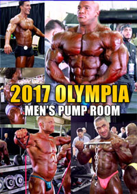 2017 Olympia: Men's Pump Room