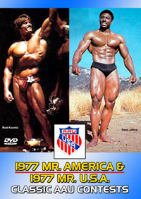 1977 AAU Mr America & 1977 Mr USA [PCB-129DVD]