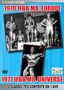 1970 IFBB Mr. Europe & 1971 IFBB Mr. Universe